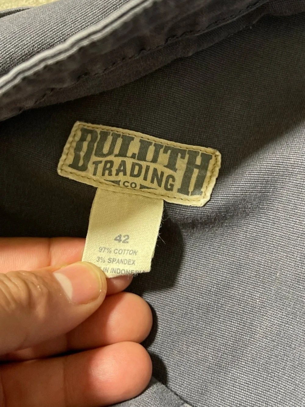 Duluth Trading Co. Flex Firehose Carpenter Canvas Cargo Shorts
